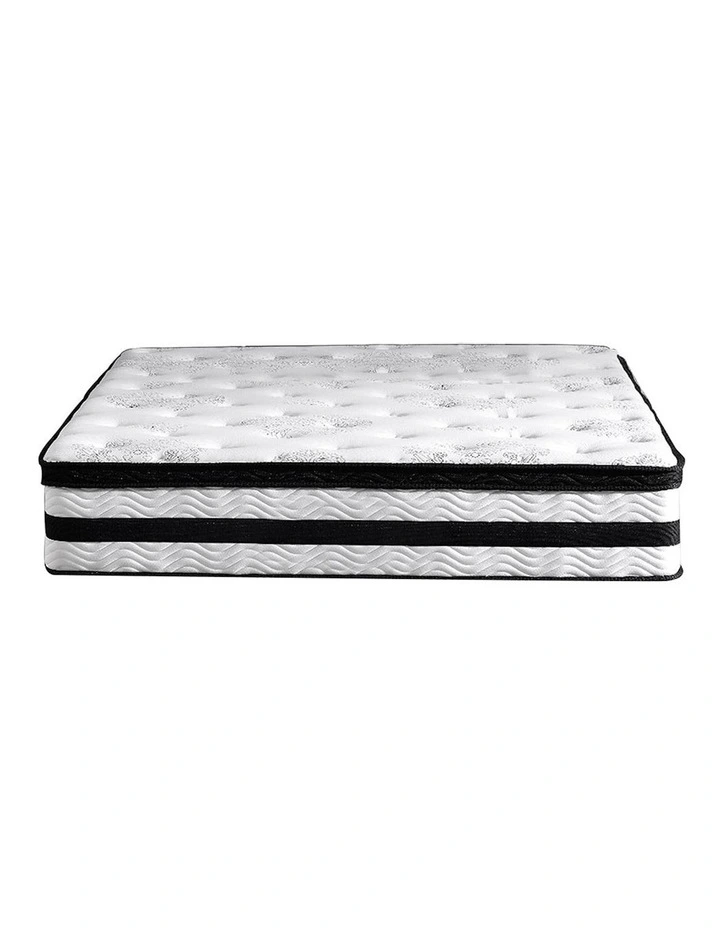 Medium Firm Double Size Spring Mattress in White