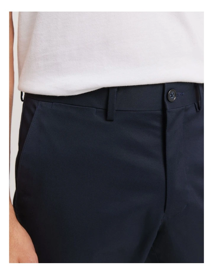 Regular Fit Travel Trouser in Ink