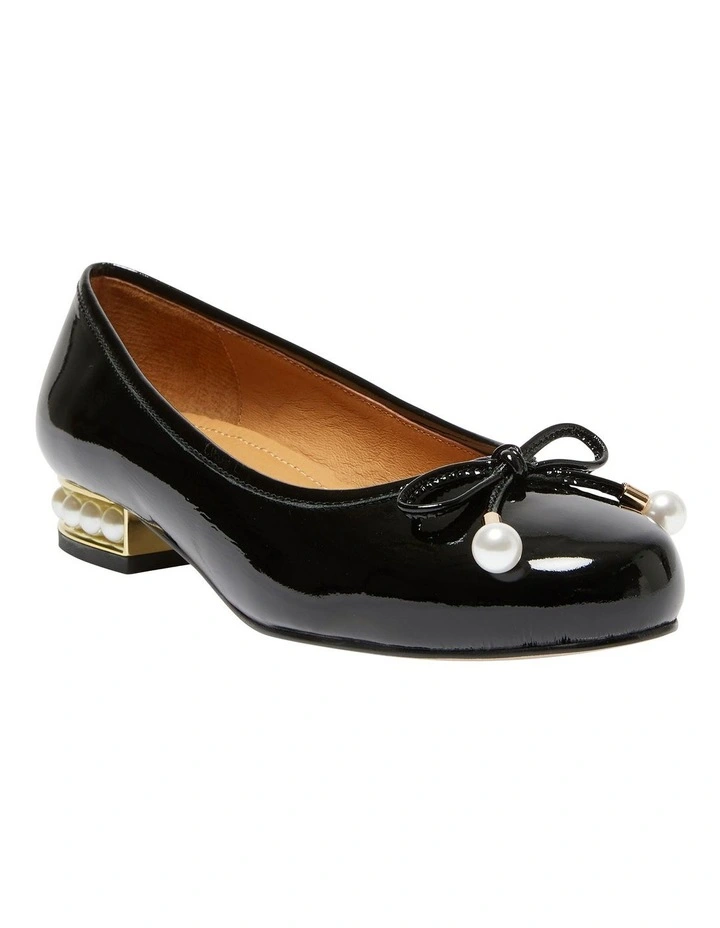 Paris Leather Ballet in Black Patent