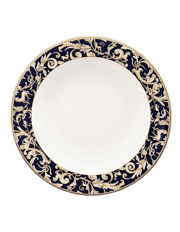 Cornucopia 29cm Pasta Plate Blue/Yellow/Gold