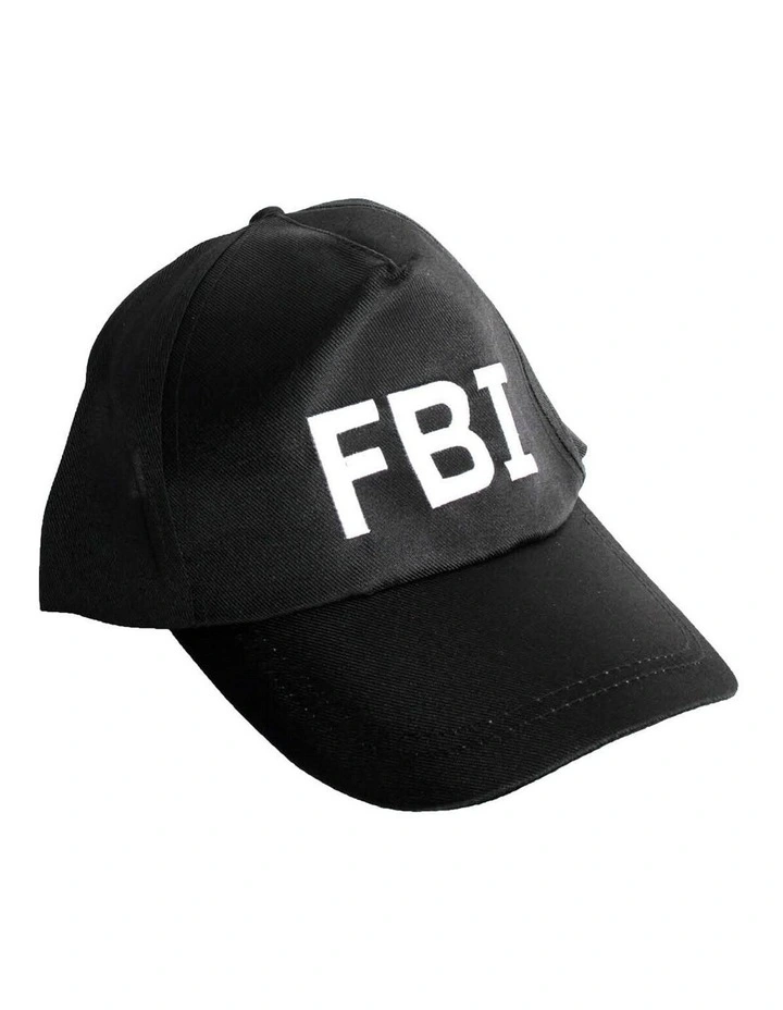 FBI Hat in Black