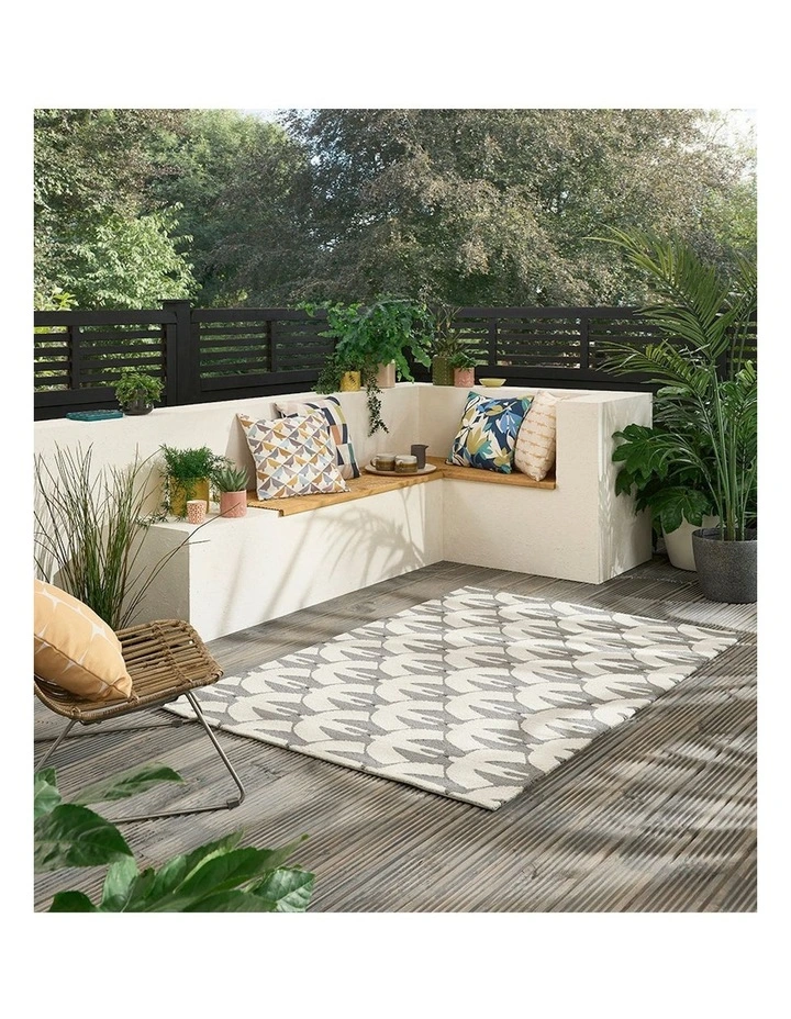 Pajaro Slate Outdoor 423904 Rug in Grey