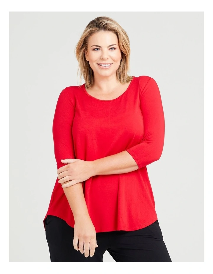 Bamboo Base 3/4 Sleeve Top