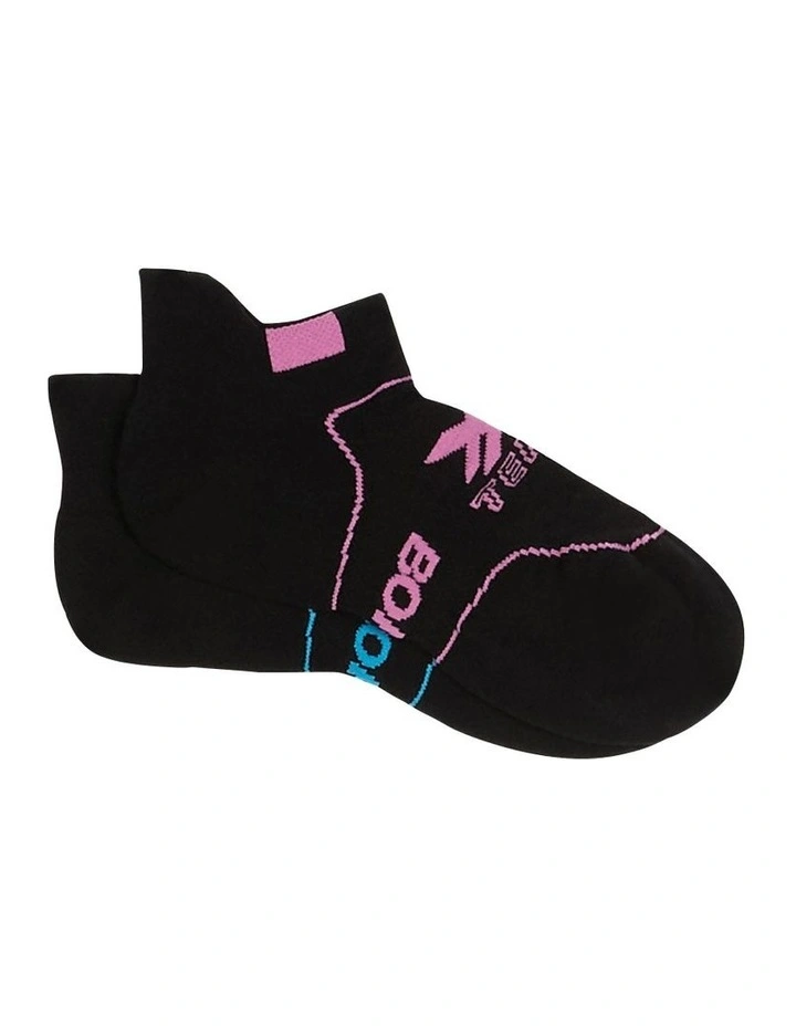 Women's X-Temp Sport Low Cut Socks 2 Pack in Black