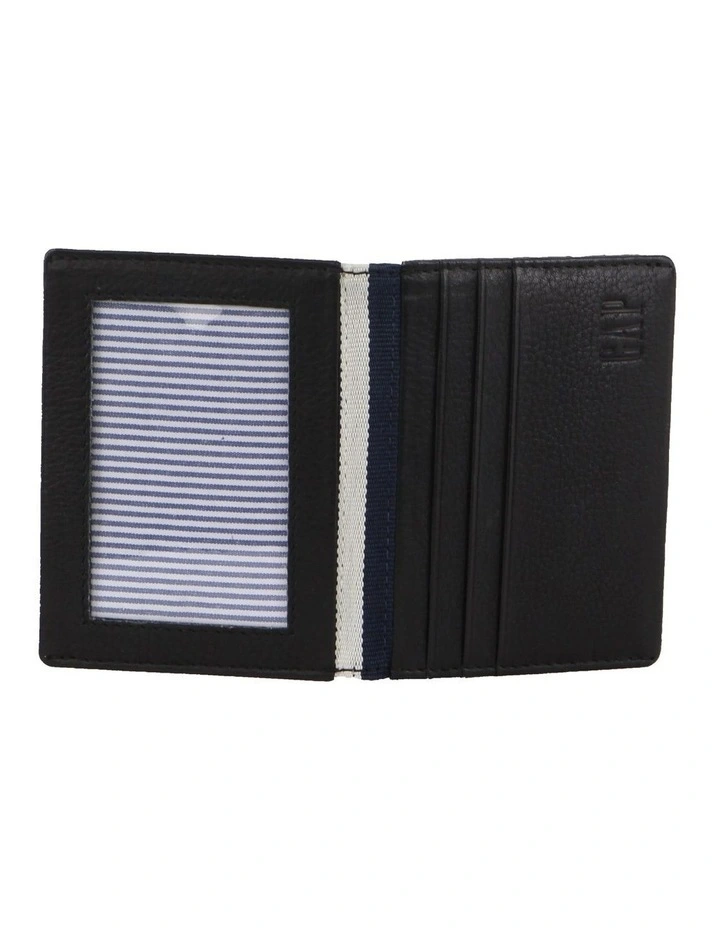 Leather Card Holder in Black