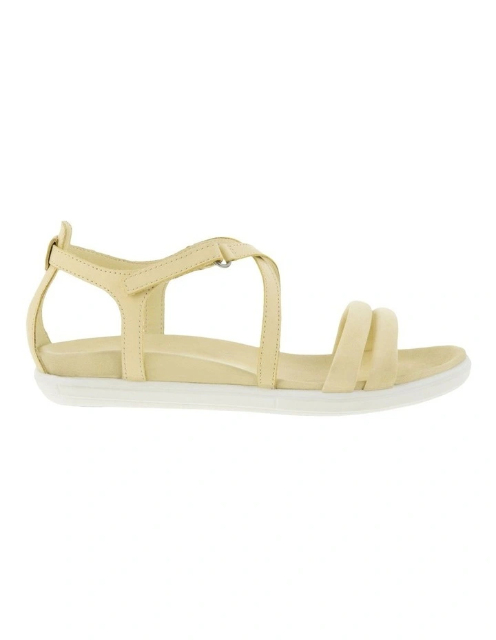 Simple Leather Sandal in Yellow