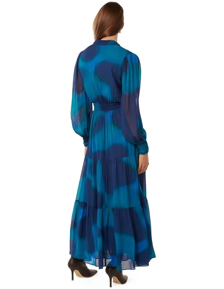 Jorgia Maxi Dress in Blue