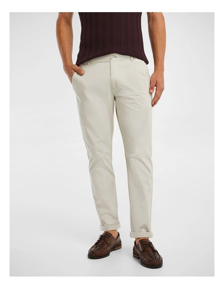 Danny Super Stretch Slim Chino in Ice