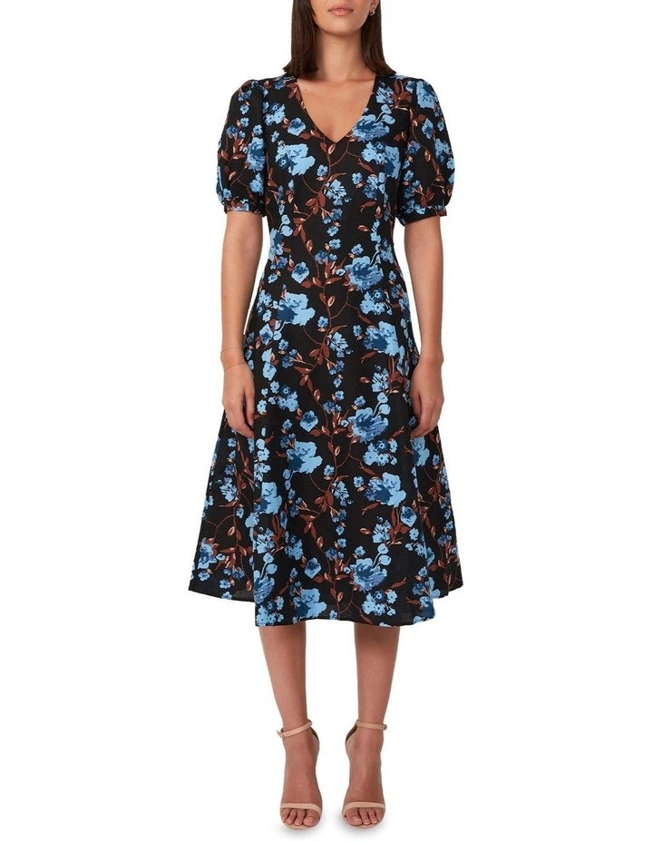 Midnight Affair Dress in Blue
