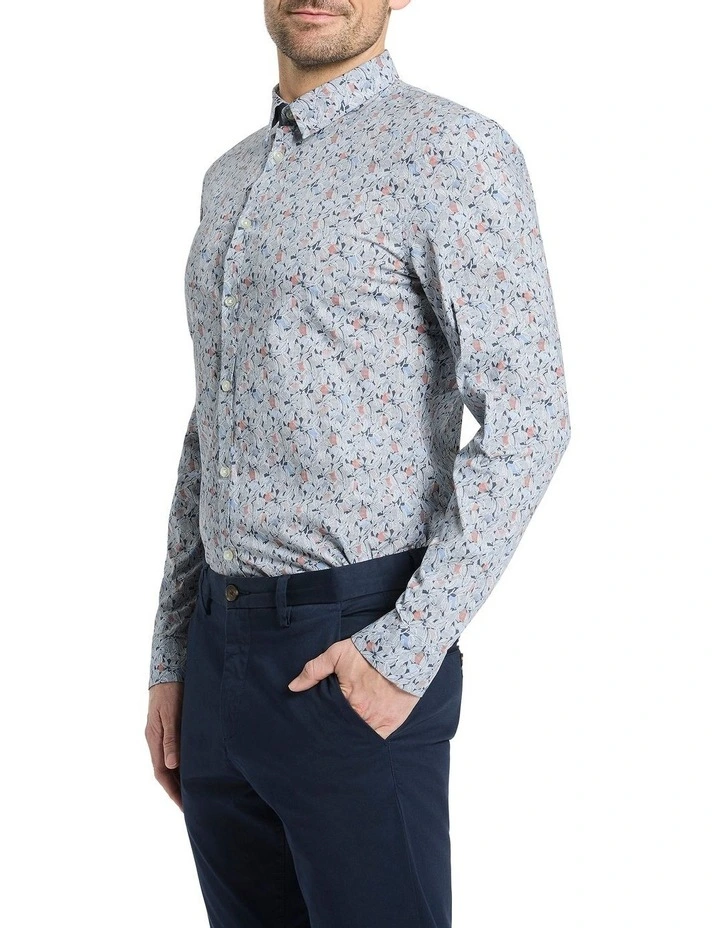 Time After Time Shirt in Blue Multi