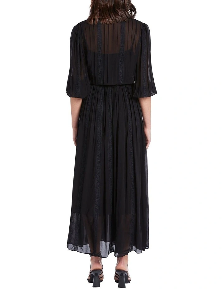 Lilette Lace Dress in Black