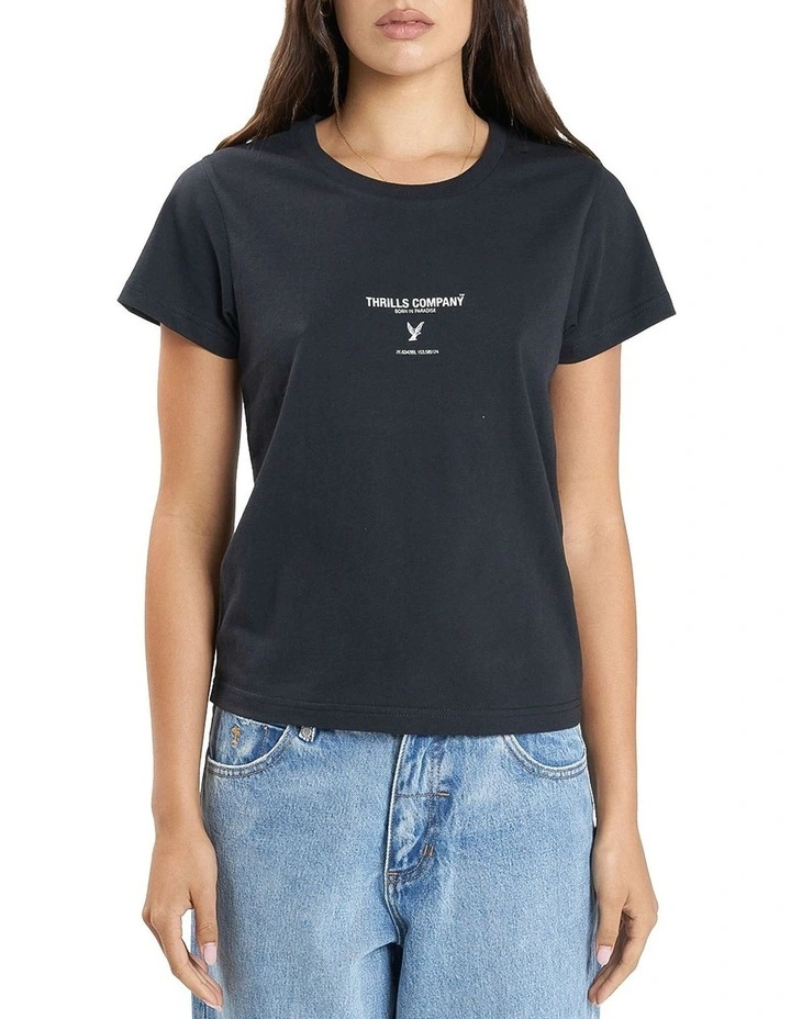 Honour Everyday Tee in Washed Black