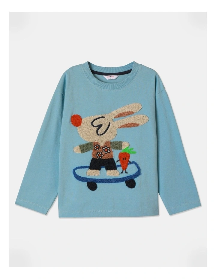 Max Skate board T-Shirt In Blue
