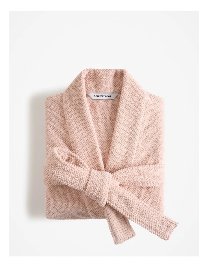 Calo Australian Cotton Bath Robe in Rose