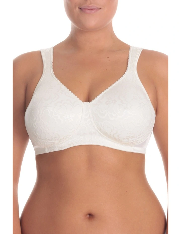 Ultimate Lift & Support Wirefree Bra in Pearl White