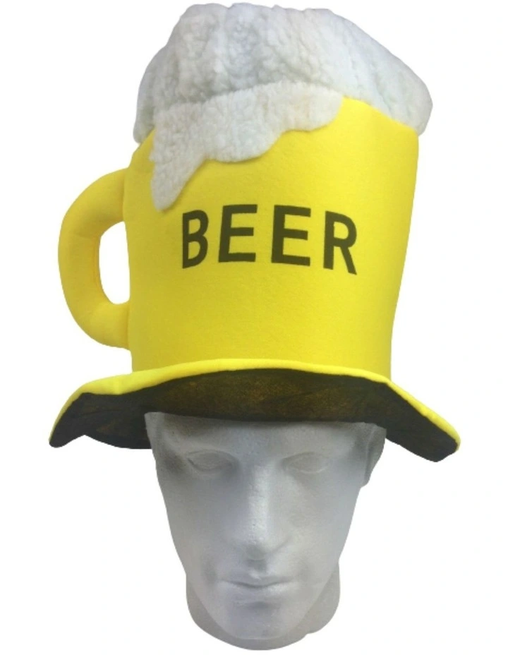 Beer Hat Costume in Yellow