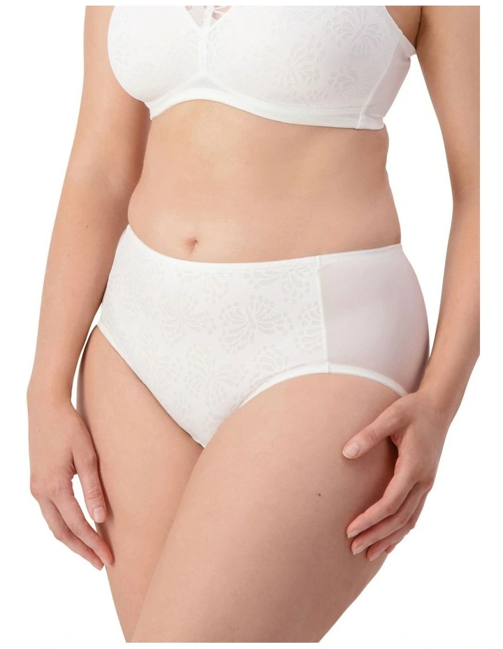 Lacy Minimiser Brief in White