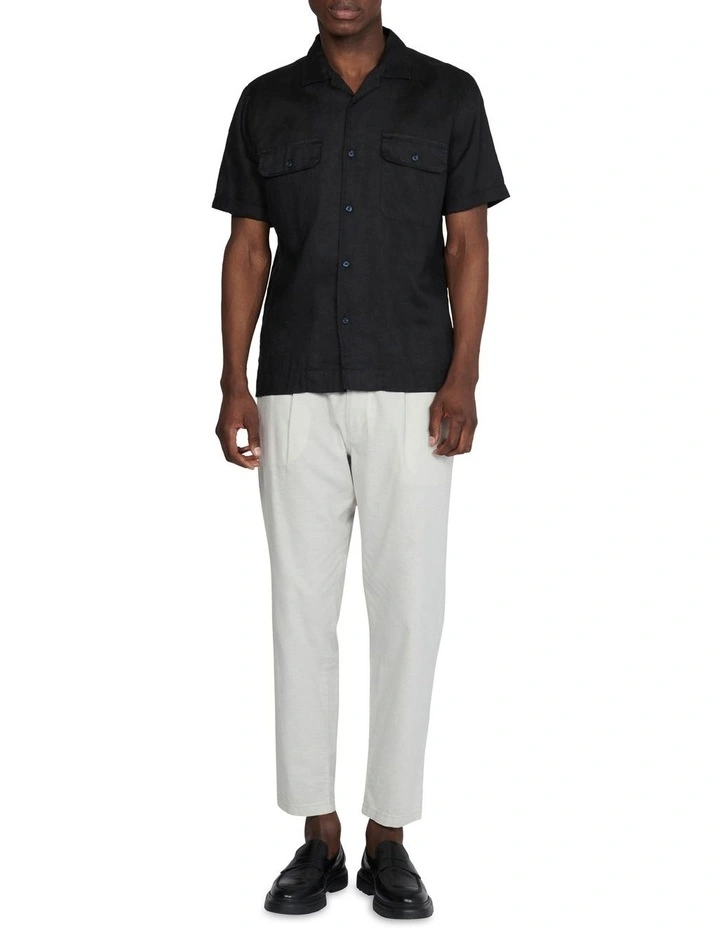 Kambpell Hertiage Short Sleeve Shirt in Black