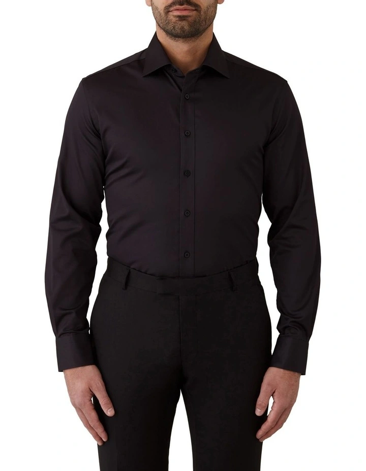 Giorgio Tailored Fit Shirt in Black