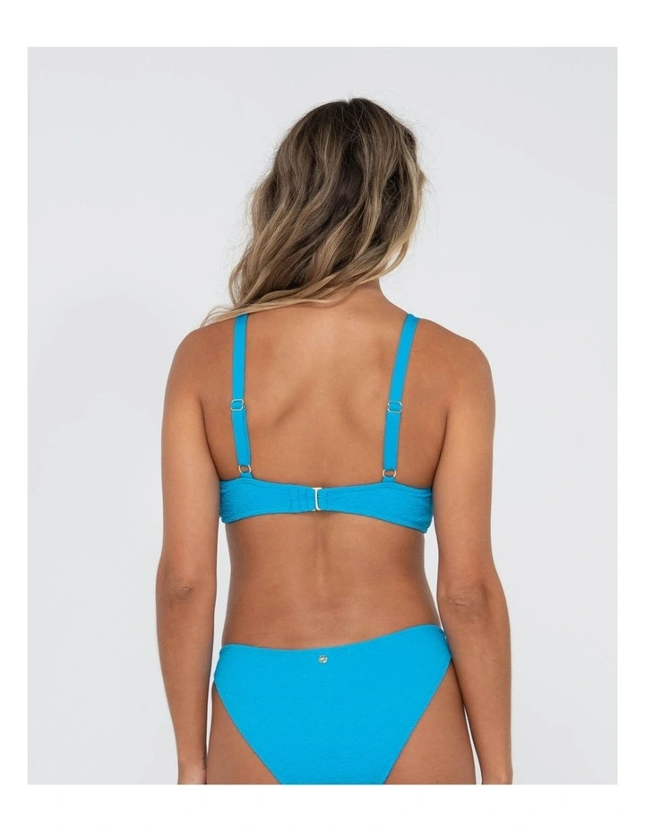 Sandalwood Bralette Bikini Top in Blue