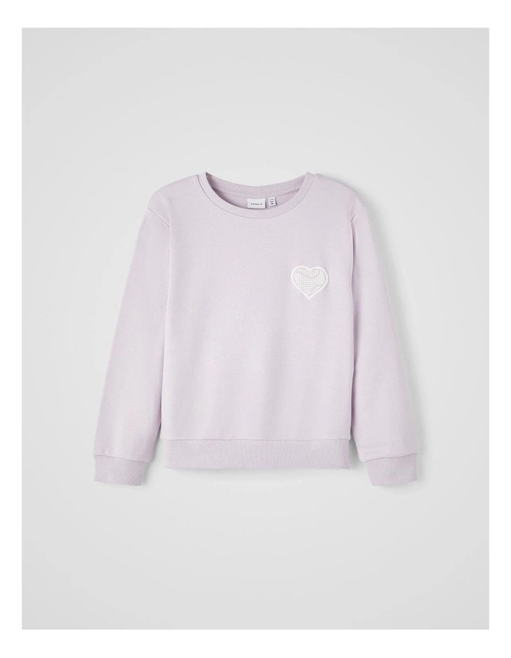 Kennis Loose Sweat Top in Orchid Hush