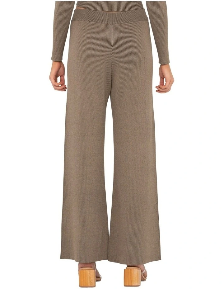 Solace Wide Leg Lounge Pant in Olive Green