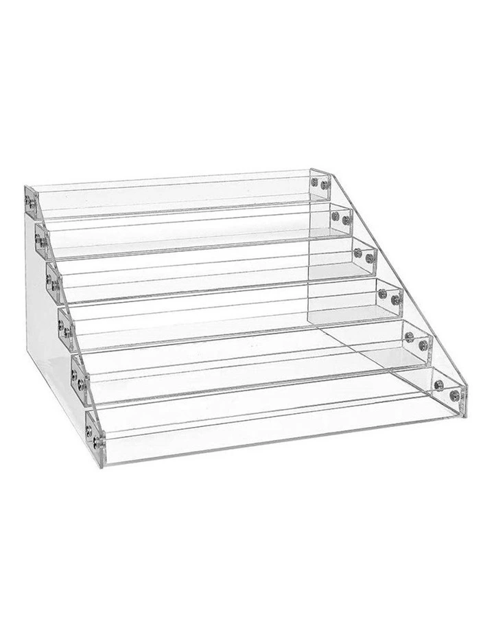 Nail Polish Organizer 6 Layer Display Stand Holder in Transparent