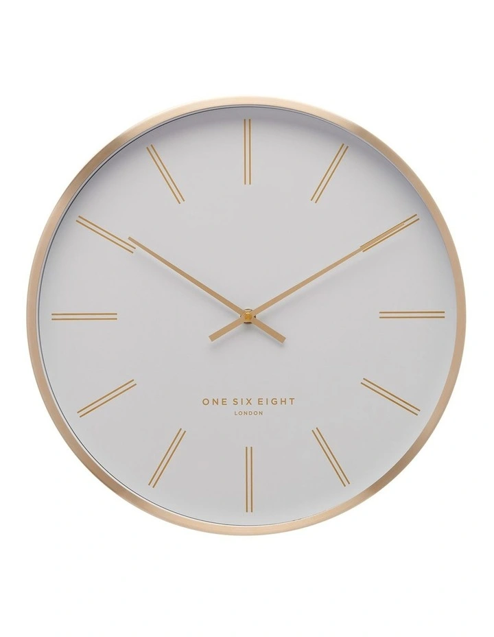 Otto 40Cm White Silent Wall Clock