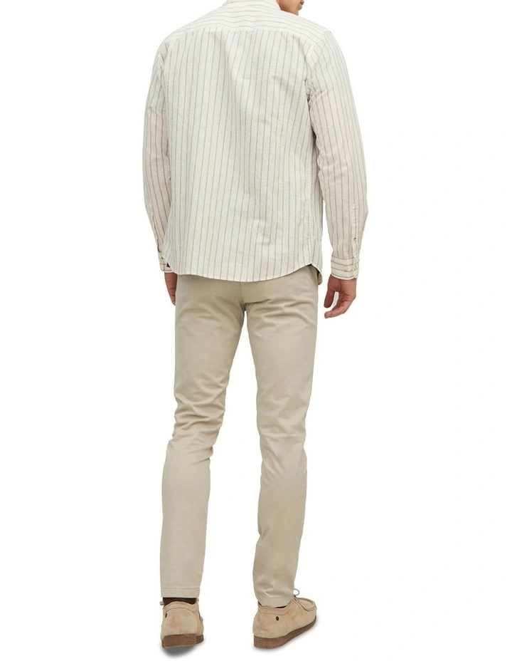 Marco Bowie Slim Chino Pants in Oxford Tan