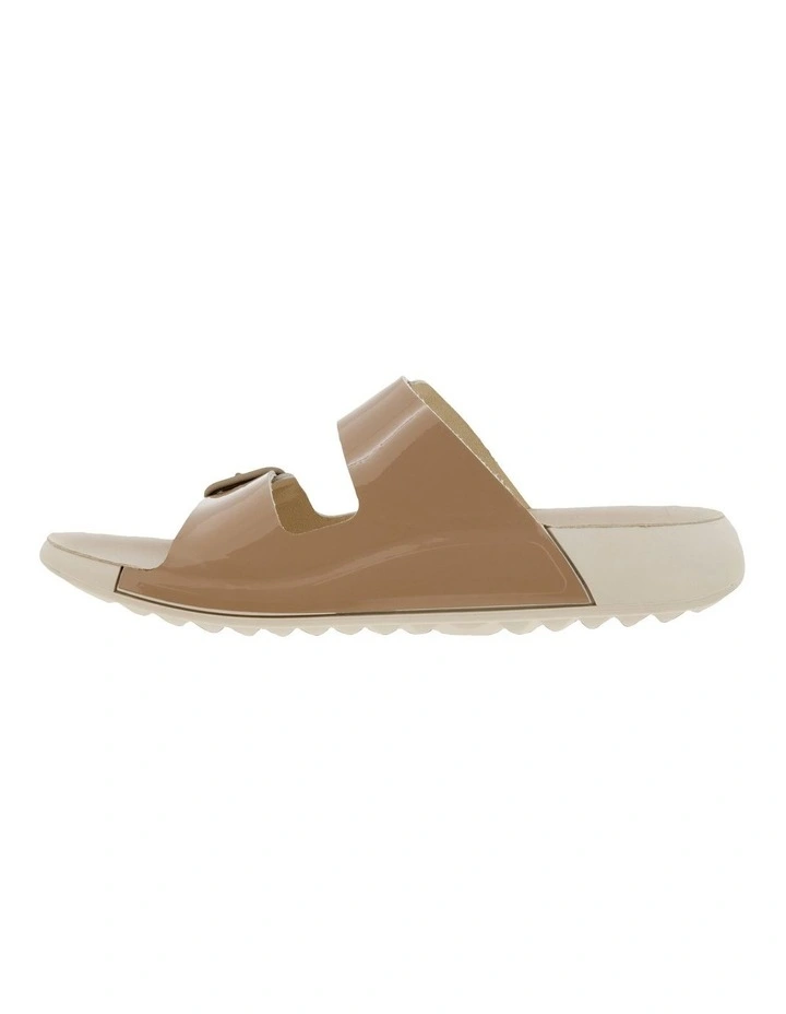 Cozmo Leather Sandal in Beige