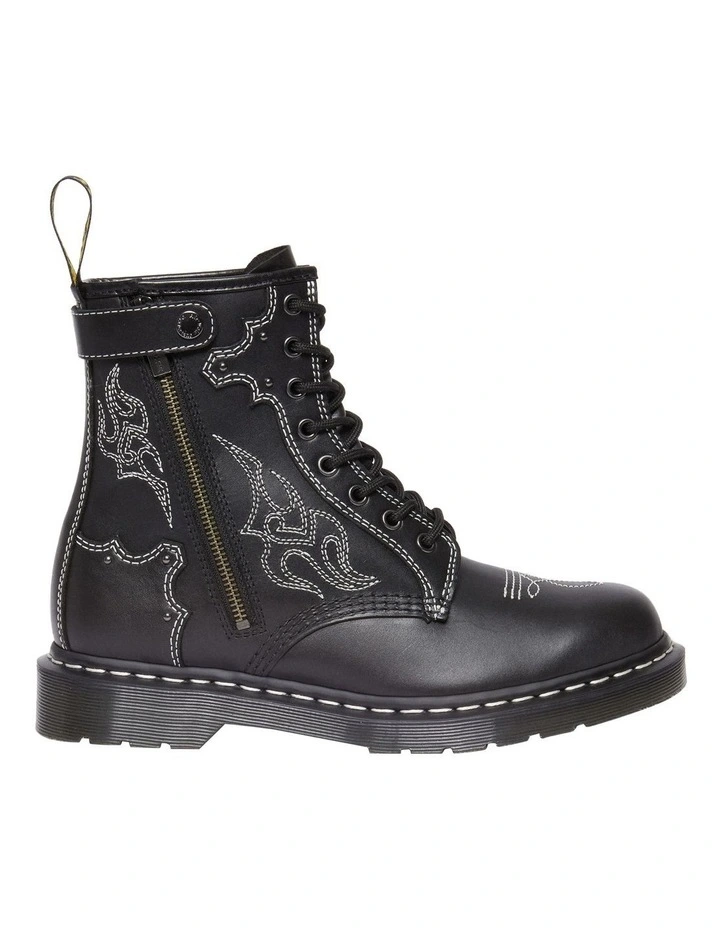 1460 Gothic Americana Shoe in Black Wanama