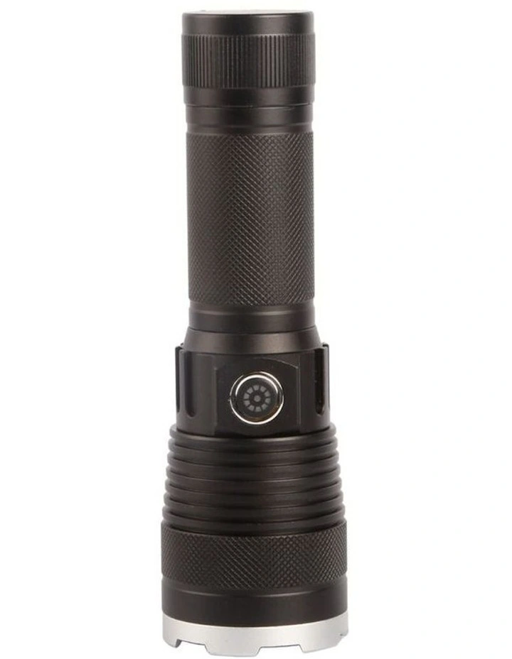 Rechargeable Flashlight 1200 High Lumens with 5 Modes in Black