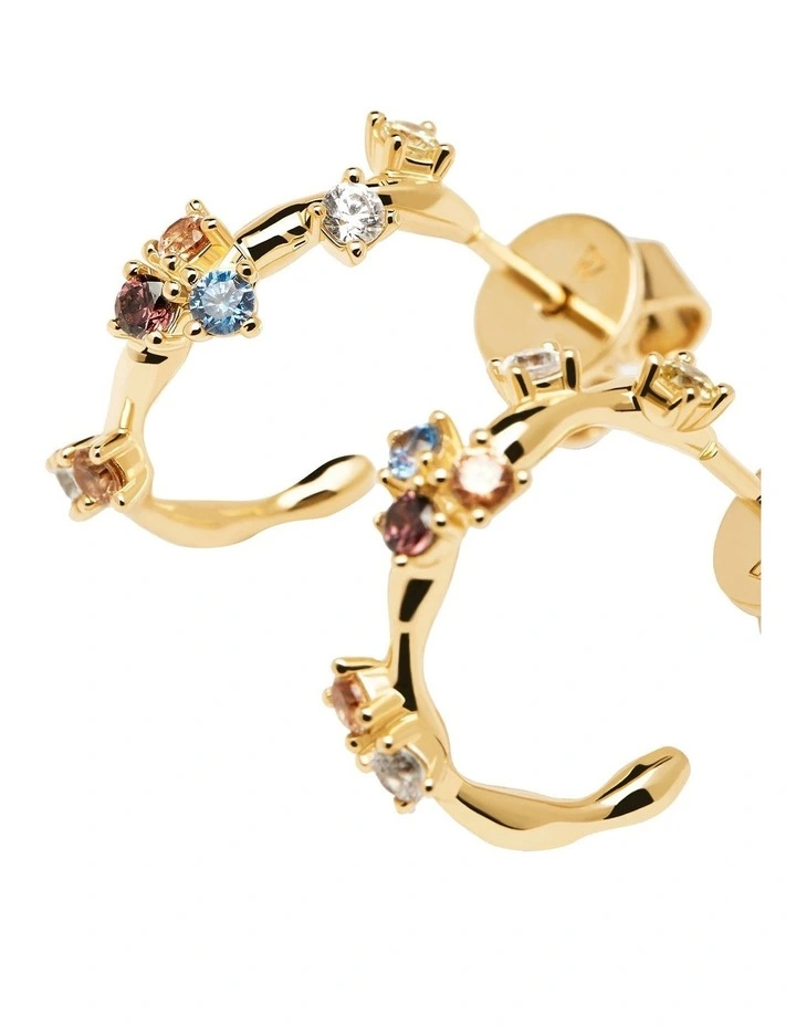 Five 18ct Gold Plated Earrings