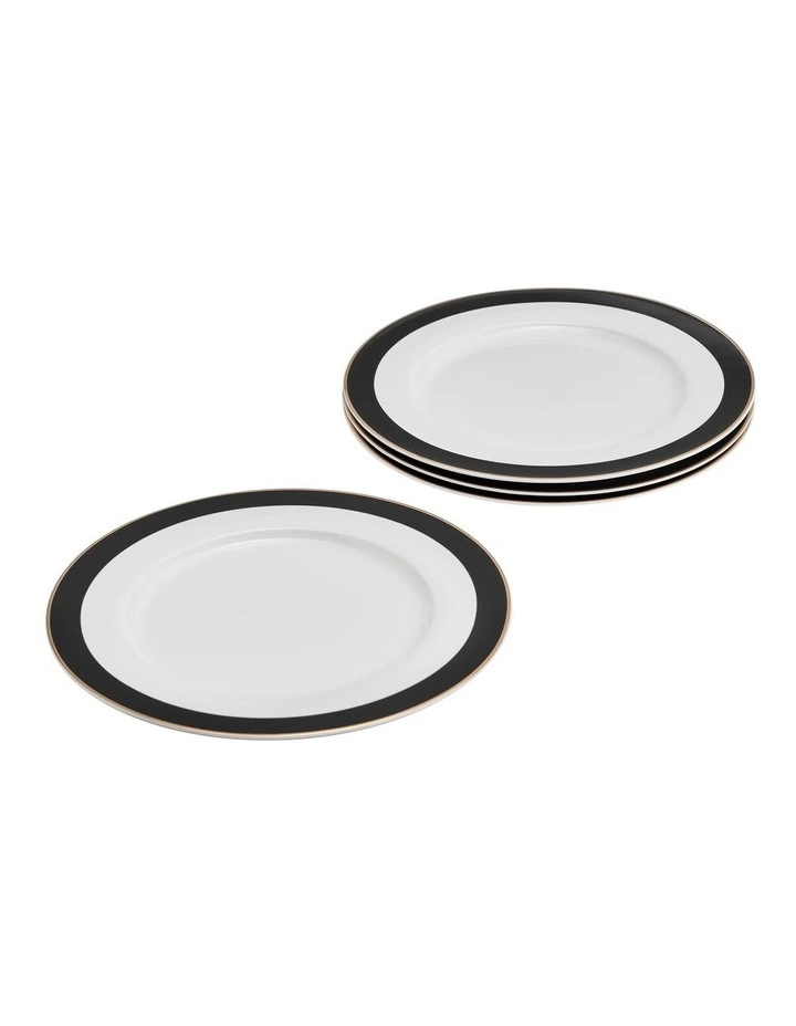 Luxe Deco Dinner Plate Set 27.5cm 4-Piece in Multi