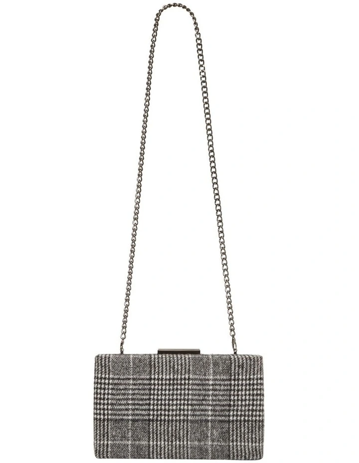 Maya Black/White Clutch