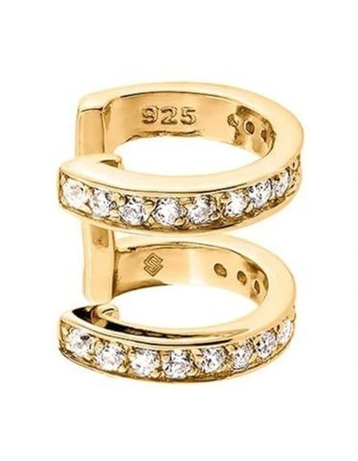 Edge Duo Ear Cuff in Gold
