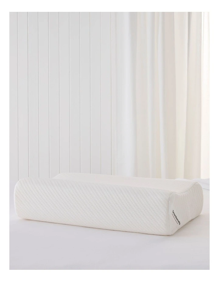 Adjustable Memory Foam Pillow in White
