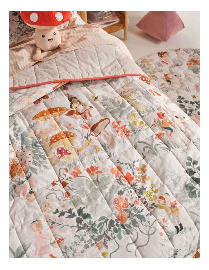 The Magic Garden Coverlet Set in Multi