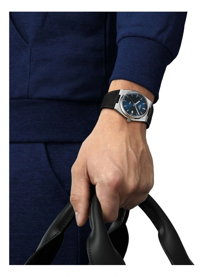 PRX T1374101704100 Watch in Blue/Black Rubber