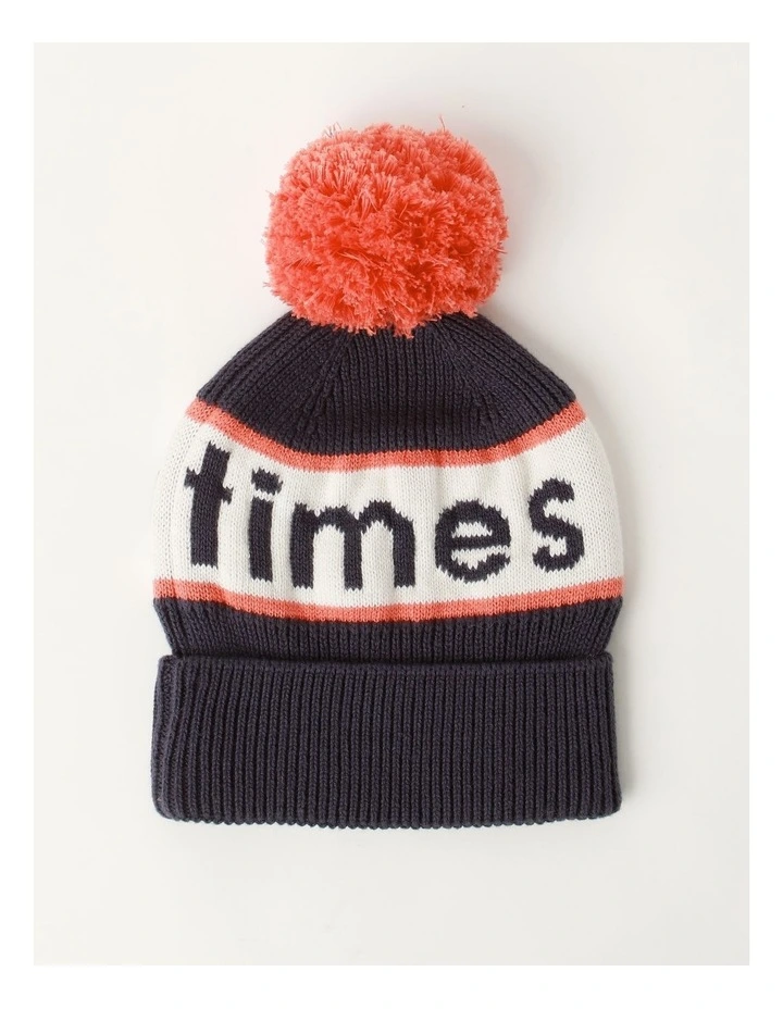 Good Times Beanie in Navy