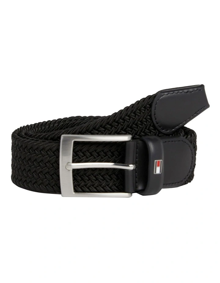 Webbed Belt in Black