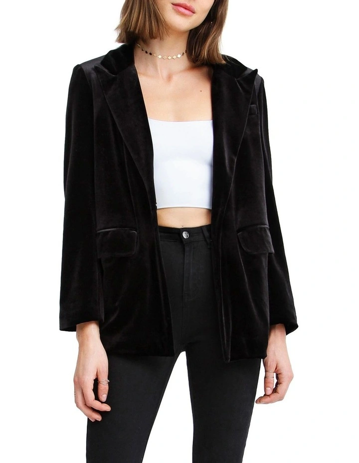Eternity Oversized Velvet Blazer