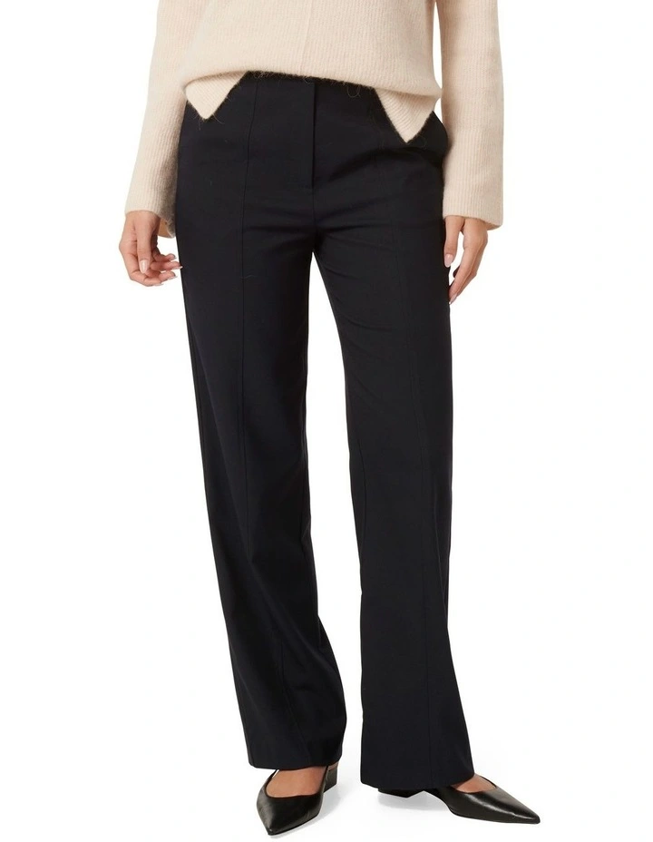 Brielle Straight Leg Pants in Navy
