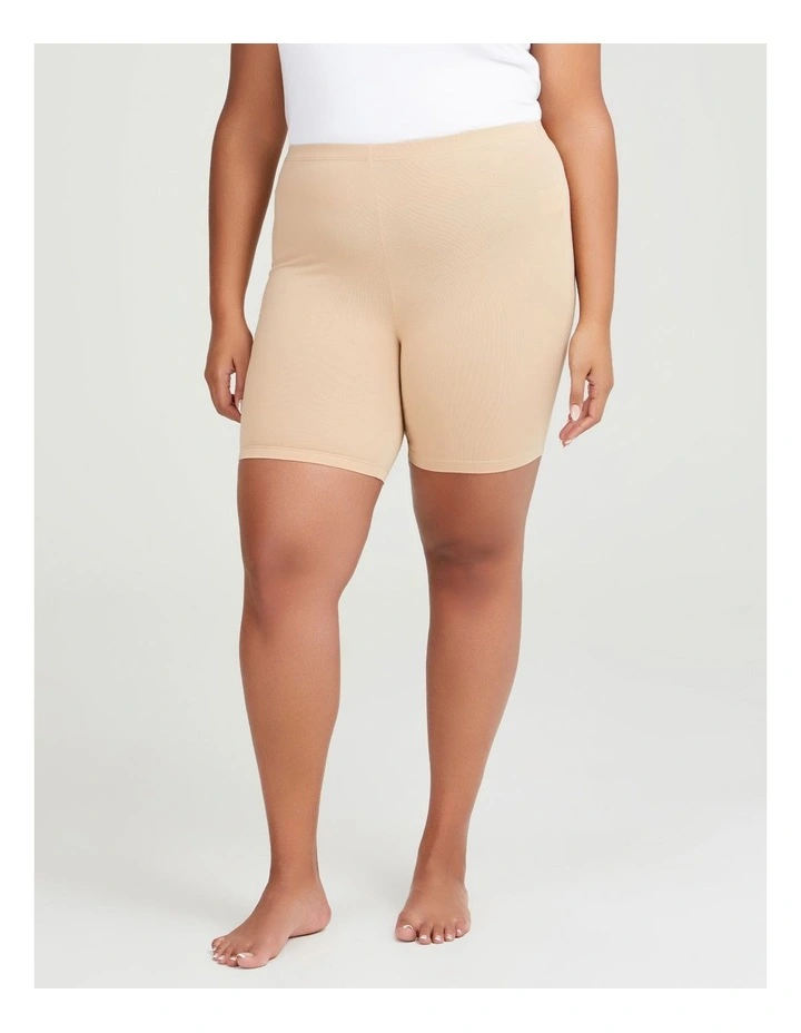Australian Cotton Anti Chafe Shorts in Nude