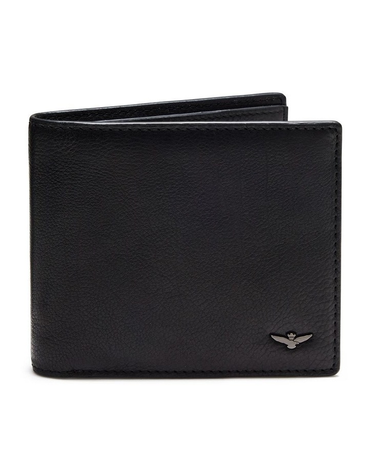 Montoro Leather Bi-fold Wallet in Black