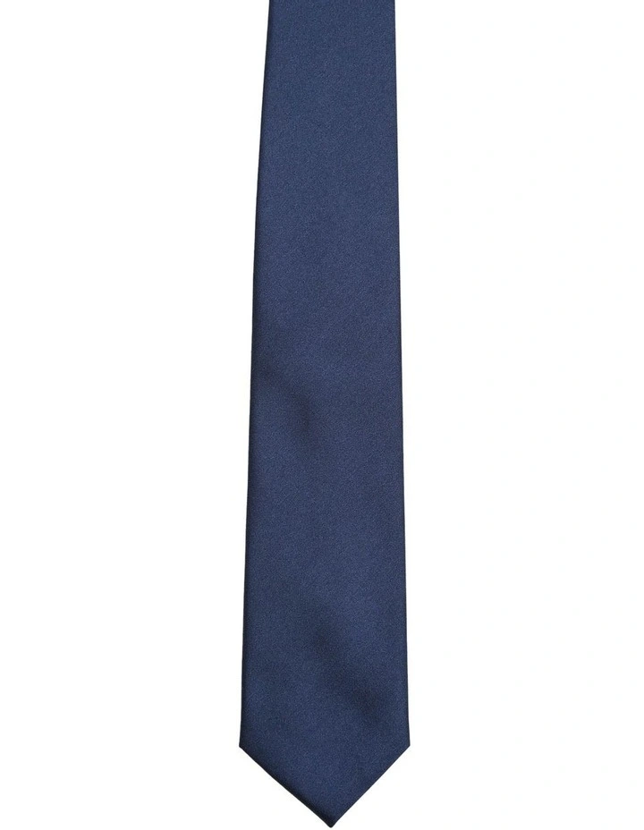 Solid Tie in Deep Blue