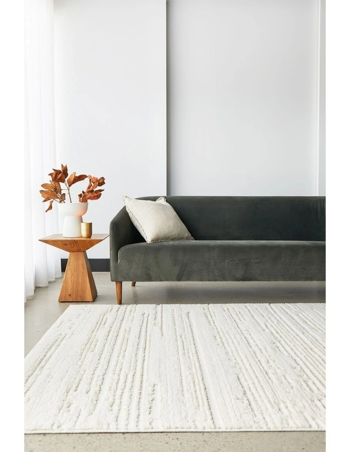 Serenade Ezra Rug in White