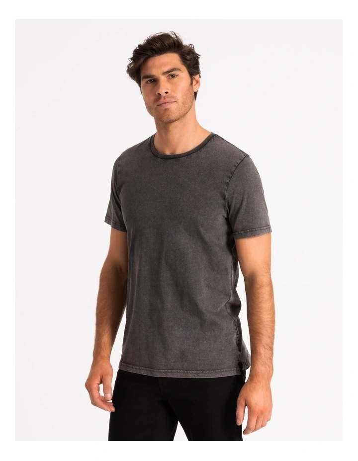 Kingscliff Snow Wash Tee Charcoal