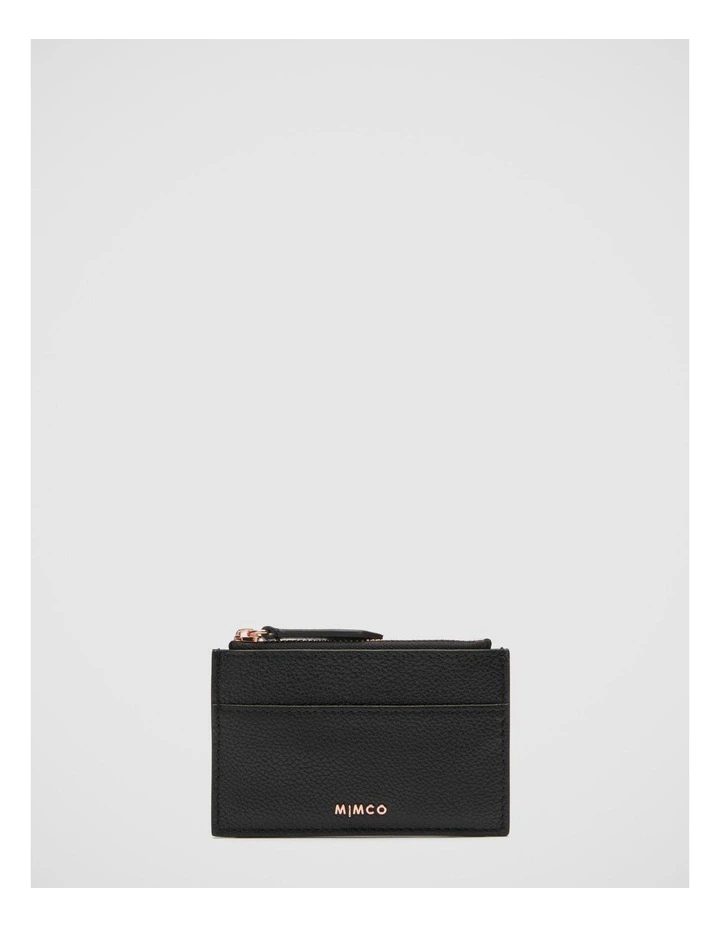 Classico Duo Card Wallet in Black Rose Gold