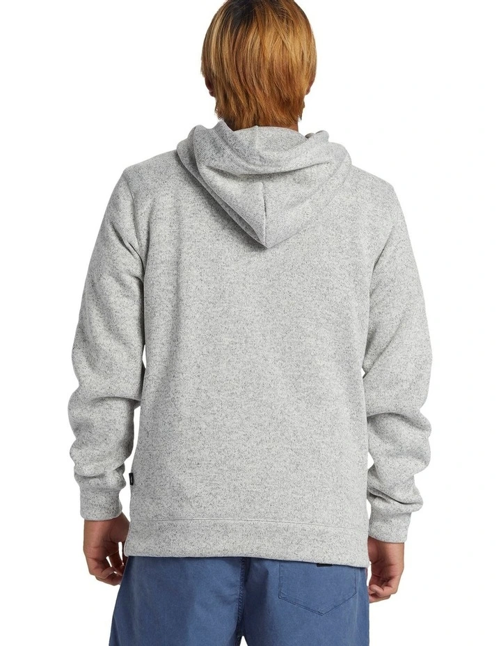 Kellor Fleece Hoodie in Light Grey Heather
